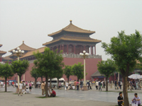 The entrance to the Forbidden City