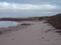 A spectacularly rustic beach at PEI