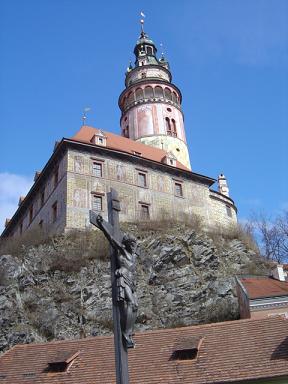 Picture of Ceske Krumluv's imposing hilltop renaissance chateau