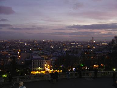 Incredible views of Paris can be gained from the Sacre Coeur