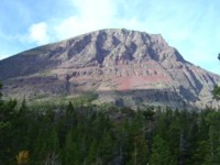 Big Mountain towering over Whitefish