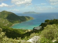 The British Virgin Islands, one of the destinations we visited whilst on the cruise